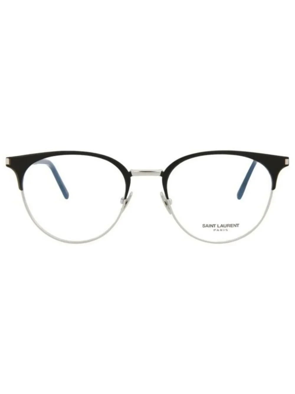 New Saint Laurent Mens Round/Oval Black Black Transparent Fashion Designer Eyegl